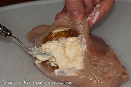 Вкуснейшие фаршированные куриные грудки. 02 Вкуснейшие фаршированные куриные грудки. 02