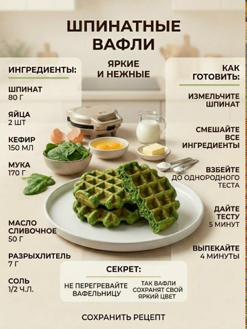 Домашние вафли могут быть не только сладкими, но и очень необычными. 02
