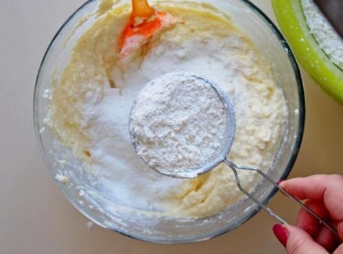 Творожный пирог с грушами и орехами. 02 Творожный пирог с грушами и орехами. 02