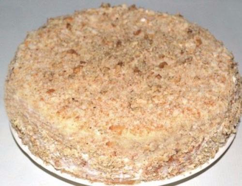 Торт с бананами. 06