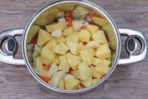 Суп с плавленными сырками. 03