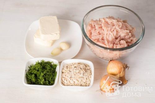 Куриные котлеты с плавленным сыром Нежные. 01