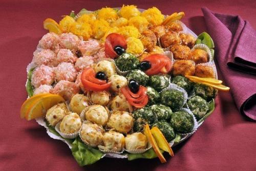 Сырные шарики Рафаэлло.