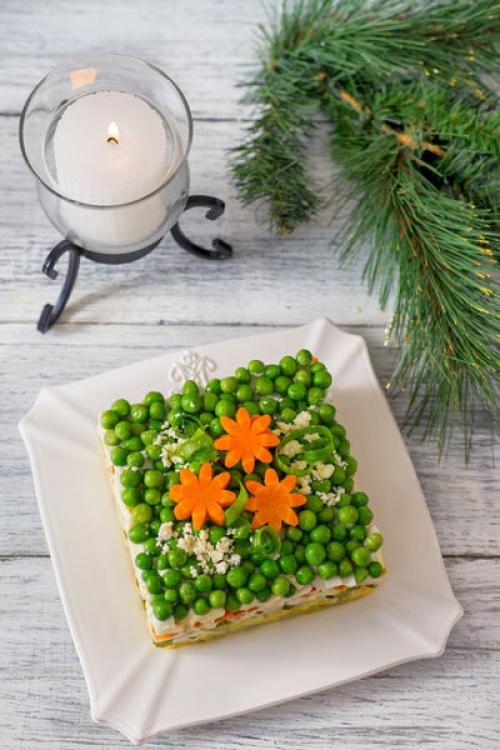 Оливье с курицей. 09