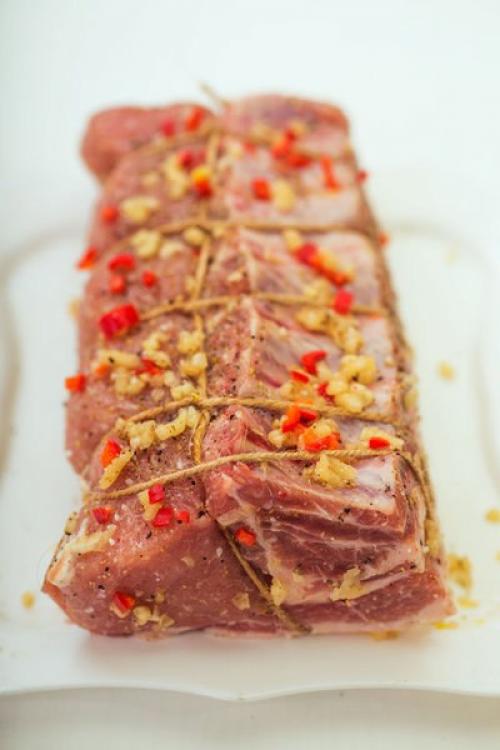 Свиная корейка в духовке. 02 Свиная корейка в духовке. 02