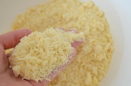 Яблочные пирожки из сырного теста. 02