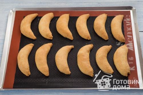 Печенье Бананы с творожной начинкой. 07