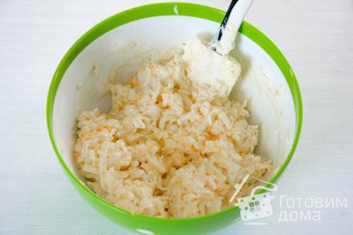 Салат с копченой курицей и помидорами Яркий Праздник. 04