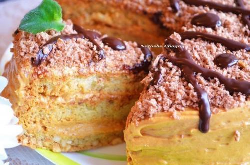 Торт Апшерон.  Все продукты комнатной температуры.