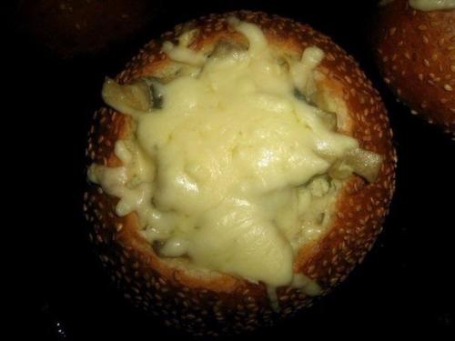 Жульен в булочках. Жульен в булочках.