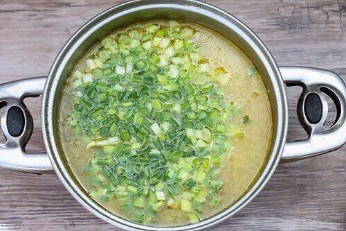 Суп с плавленными сырками. 05