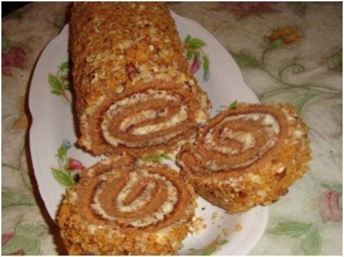 Рецепты быстрых рулетиков к чаю. 01