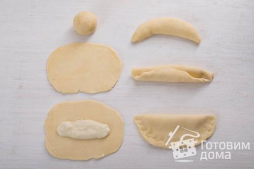 Печенье Бананы с творожной начинкой. 05