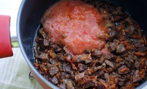 Картошечка, тушенная с мясом (как в д/садике. 05