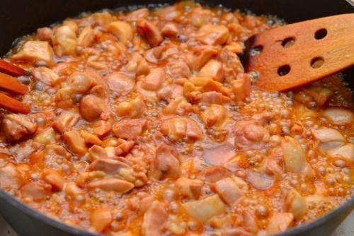 Фарфалле с курицей и мёдом. 04 Фарфалле с курицей и мёдом. 04