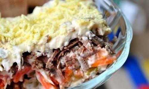 Рецепты вкуснейших салатов на праздничный стол. 01 Рецепты вкуснейших салатов на праздничный стол. 01