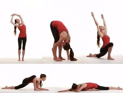 Растяжка на все зоны.