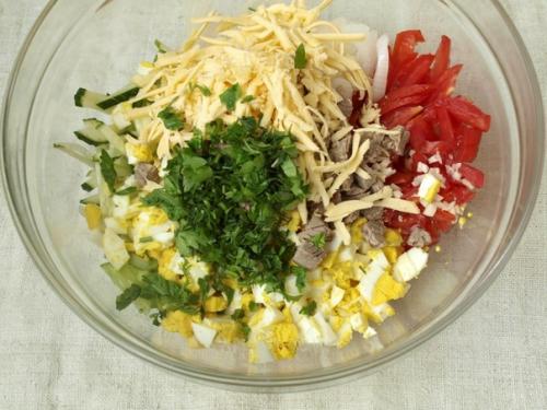 Салат Бахор. Предлагаю вам рецепт вкусного, освежающего салата Бахор из узбекской кухни. 06 Салат Бахор. Предлагаю вам рецепт вкусного, освежающего салата Бахор из узбекской кухни. 06