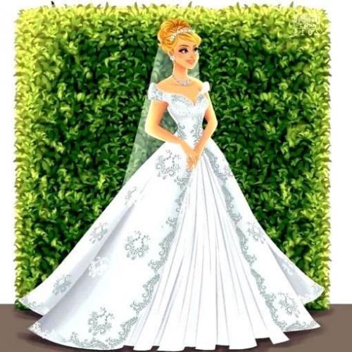 Принцессы в образе невест. 04