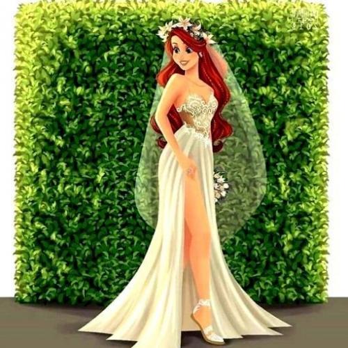 Принцессы в образе невест. 02