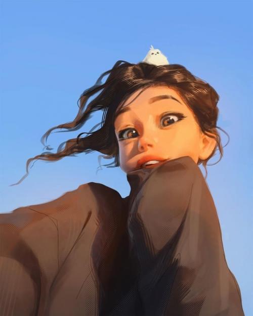 Атмocферные работы канaдского цифpoвого худoжника сэма Янгa. 01