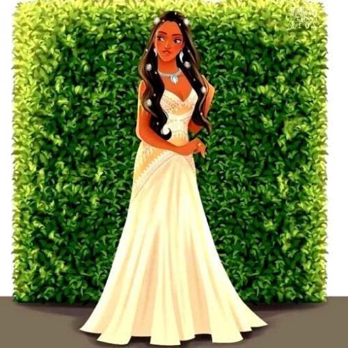 Принцессы в образе невест. 05