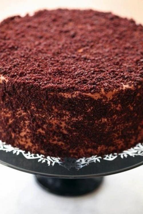 Шоколадный торт Пеле. 05 Шоколадный торт Пеле. 05