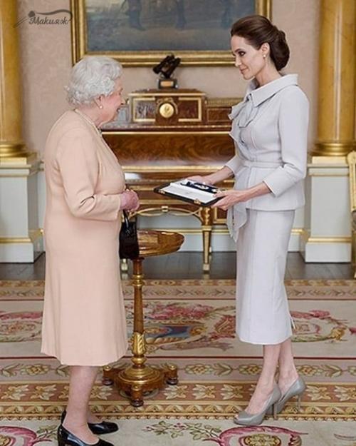 Этот утонченный и скромный образ Анджелины Джоли ей очень идёт! 03