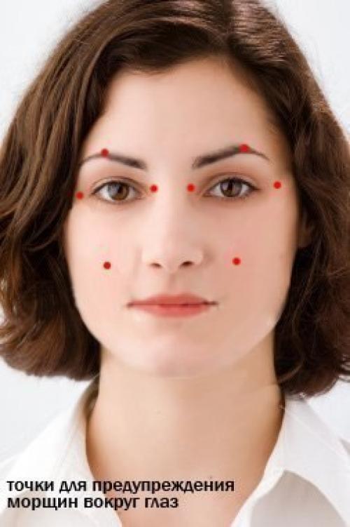 Точки красоты и молодости на лице. Код молодости и красоты - в волшебных точках!