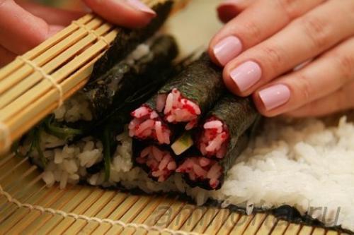 Кадзари - суши цветок. 07 Кадзари - суши цветок. 07