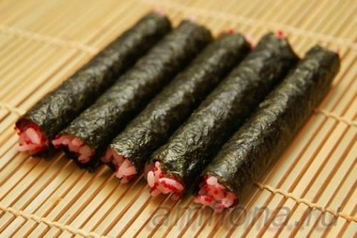 Кадзари - суши цветок. 02 Кадзари - суши цветок. 02