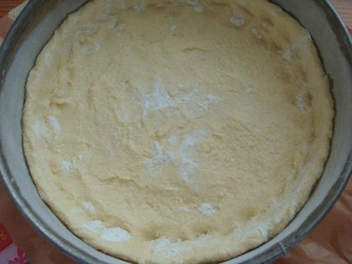 Творожной пирог с яблоками и кокосовой карамелью. 02