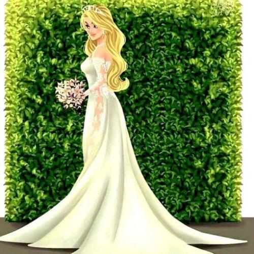 Принцессы в образе невест. 01