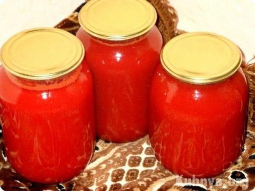 Томатный сок.  Это самый легкий рецепт пожалуй.