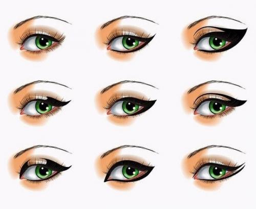 Мы рисуем стрелки для разных типов глаз! 

