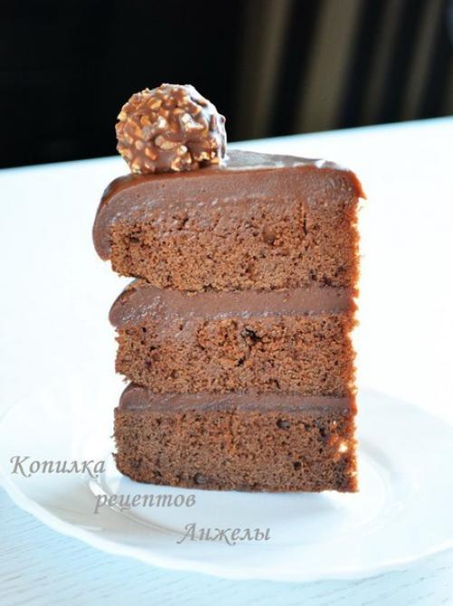 Шоколадный торт. * Очень простой рецепт! 01 Шоколадный торт. * Очень простой рецепт! 01