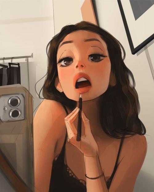 Атмocферные работы канaдского цифpoвого худoжника сэма Янгa. 08