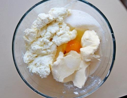 Творожный пирог с грушами и орехами. 01 Творожный пирог с грушами и орехами. 01