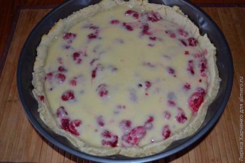 Цветаевский пирог с малиновой начинкой. 05