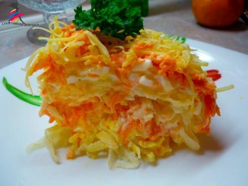 Салат Французский: можно даже на ночь?