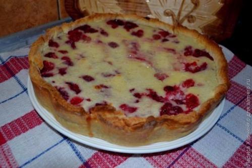 Цветаевский пирог с малиновой начинкой. 06