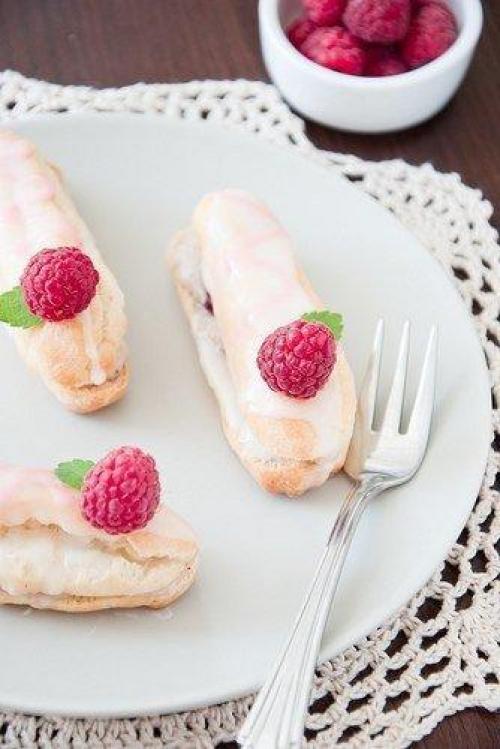 Эклеры с ореховым кремом. 01 Эклеры с ореховым кремом. 01