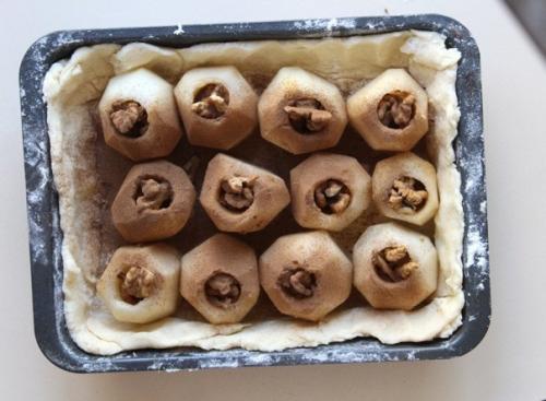 Творожный пирог с грушами и орехами. 07 Творожный пирог с грушами и орехами. 07