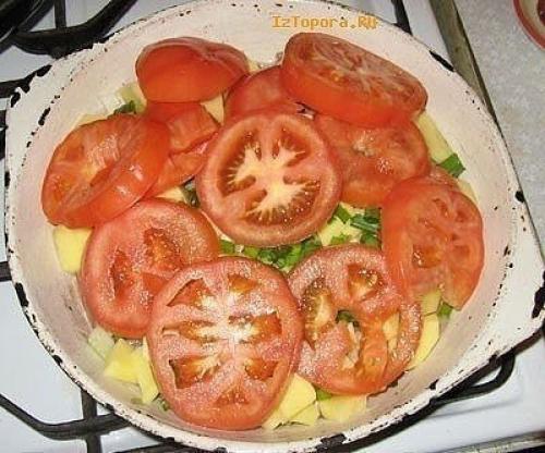 Тушеное мясо под сыром. 02