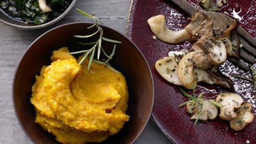 Пикантное пюре из тыквы.