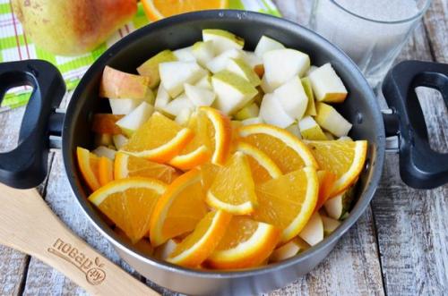 Варенье из груш с апельсином. 04 Варенье из груш с апельсином. 04