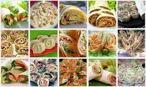 20 рецептов самых вкусных рулетов из лаваша!