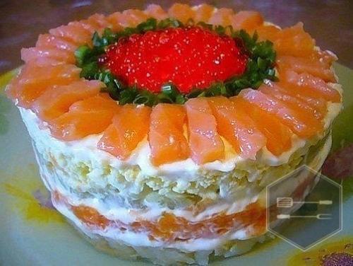 Салаt C сёмгой.