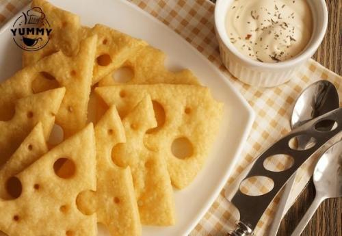 Легкие сырные крекеры. 07