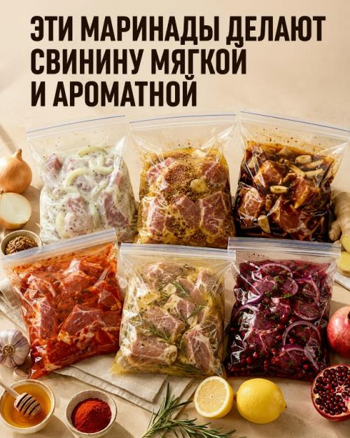 Эти маринады делают свинину мягкой, сочной и особенно ароматной.

